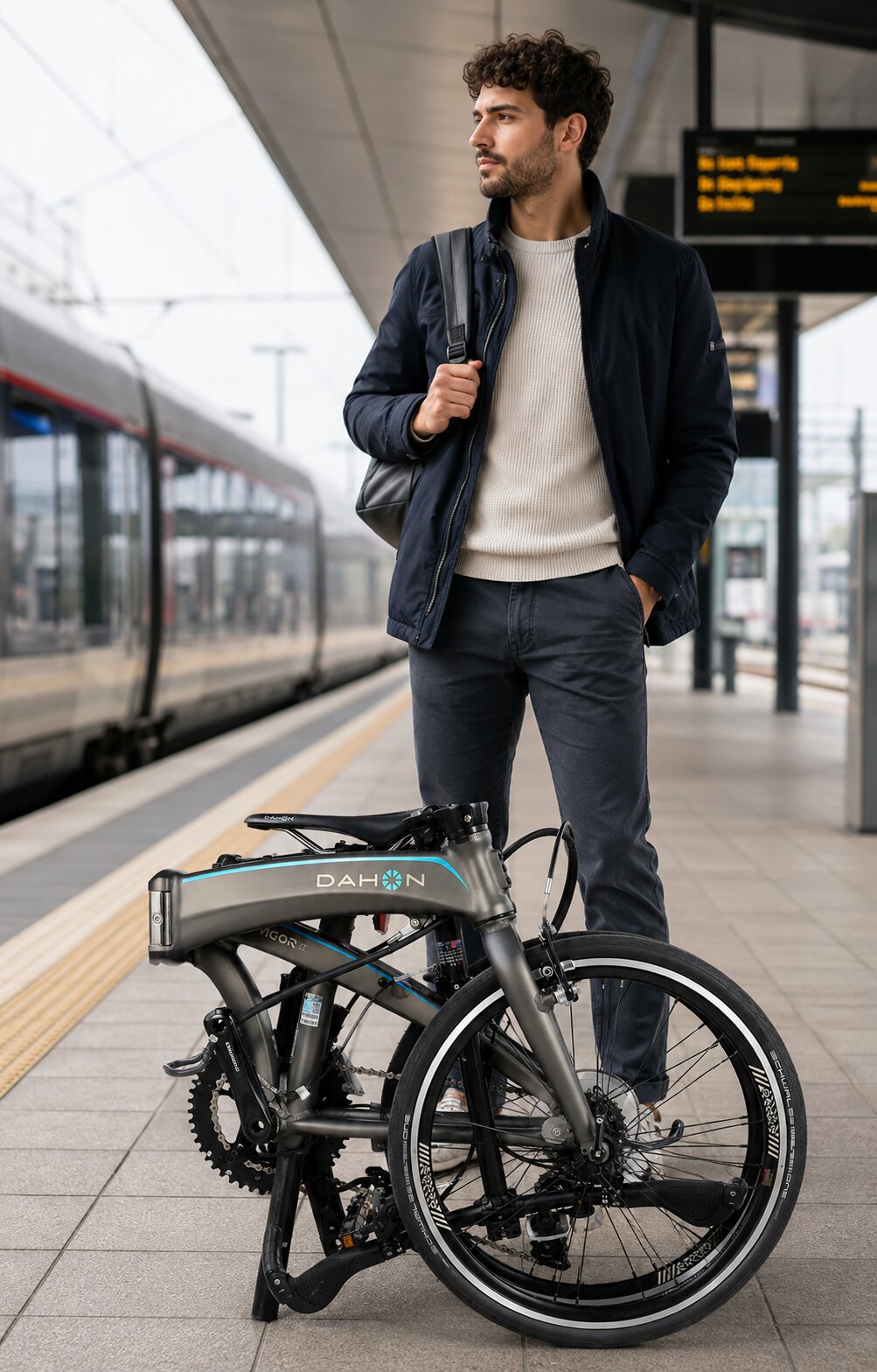 Складной велосипед Dahon в сложенном виде